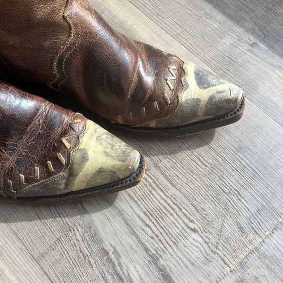 Dan Post Rustic Leather Boots - Picture 4 of 9